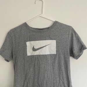 Nike gray graphic tee